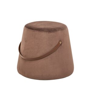 Wohnli Möbelsuche - Samthocker Braun