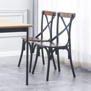 wohnli-moebel-suche-M22111076 Wohnli Möbelsuche - Esszimmerstühle (2er Set) aus Holz und Metall Grau