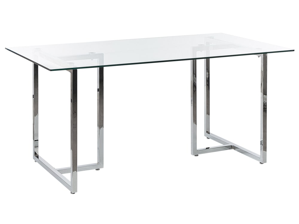 Wohnli Möbelsuche - Esszimmertisch 6 Personen aus Sicherheitsglas