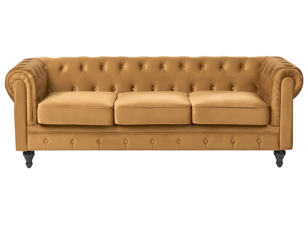 wohnli-moebel-suche-M22116040 Wohnli Möbelsuche - 3-Sitzer Sofa 3 Personen aus Samtstoff