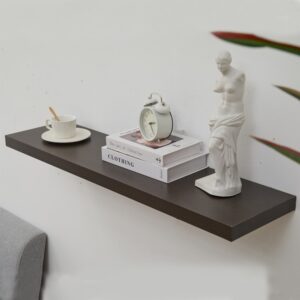 100x4x25cm Spanplatte Braun Mobili Rebecca Möbel Wohnzimmermöbel Regale