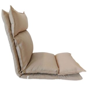 wohnli-moebel-suche-M22117651-1 Sesselsitz aus Metall und beigem Polyester 56x70x70cm PES - Polyester Beige Mobili Rebecca Sofas und Sessel Sessel, Poufs und Fußbänke Sessel