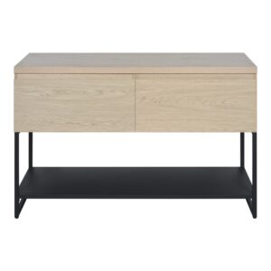 wohnli-moebel-suche-M22122973-1 Doppelspüle 120x78x49cm Metall Schwarz Mob In Möbel Badezimmermöbel