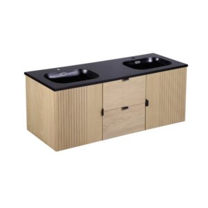 wohnli-moebel-suche-M22123011 Wohnli Möbelsuche - Eichenholz-Wandwaschbecken mit Doppelwaschbecken