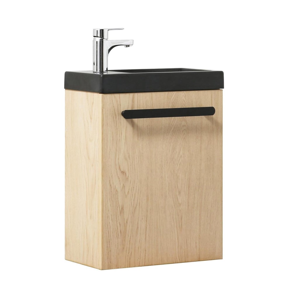 wohnli-moebel-suche-M22123063 Wohnli Möbelsuche - Nevada Wand-Waschtisch-Set mit Chromarmatur
