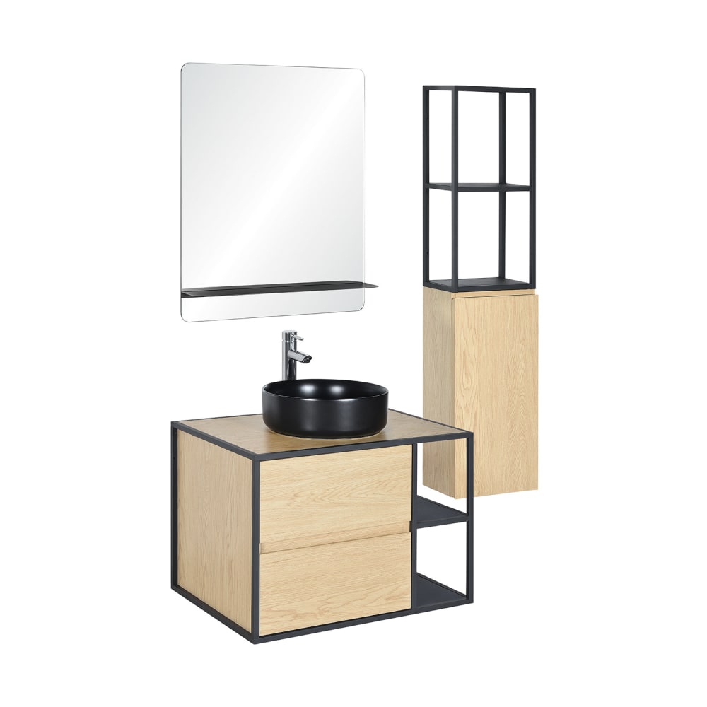 wohnli-moebel-suche-M22123079 Wohnli Möbelsuche - Ensemble meuble simple vasque 70 cm + vasque + miroir + colonne
