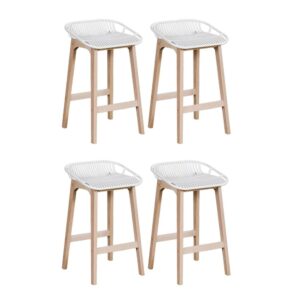 wohnli-moebel-suche-M22123088 Wohnli Möbelsuche - Lot de chaises d'îlot et bar en chêne et assise plastique 65cm