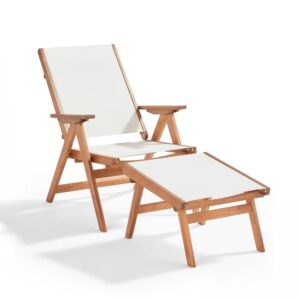wohnli-moebel-suche-M22126478 Wohnli Möbelsuche - Relaxsessel aus Eukalyptusholz und Fußstütze Weiß