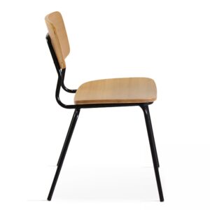 2er-Set Holzstühle Braun 0x79x49cm Holz Braun Oviala Möbel Esszimmermöbel Stühle