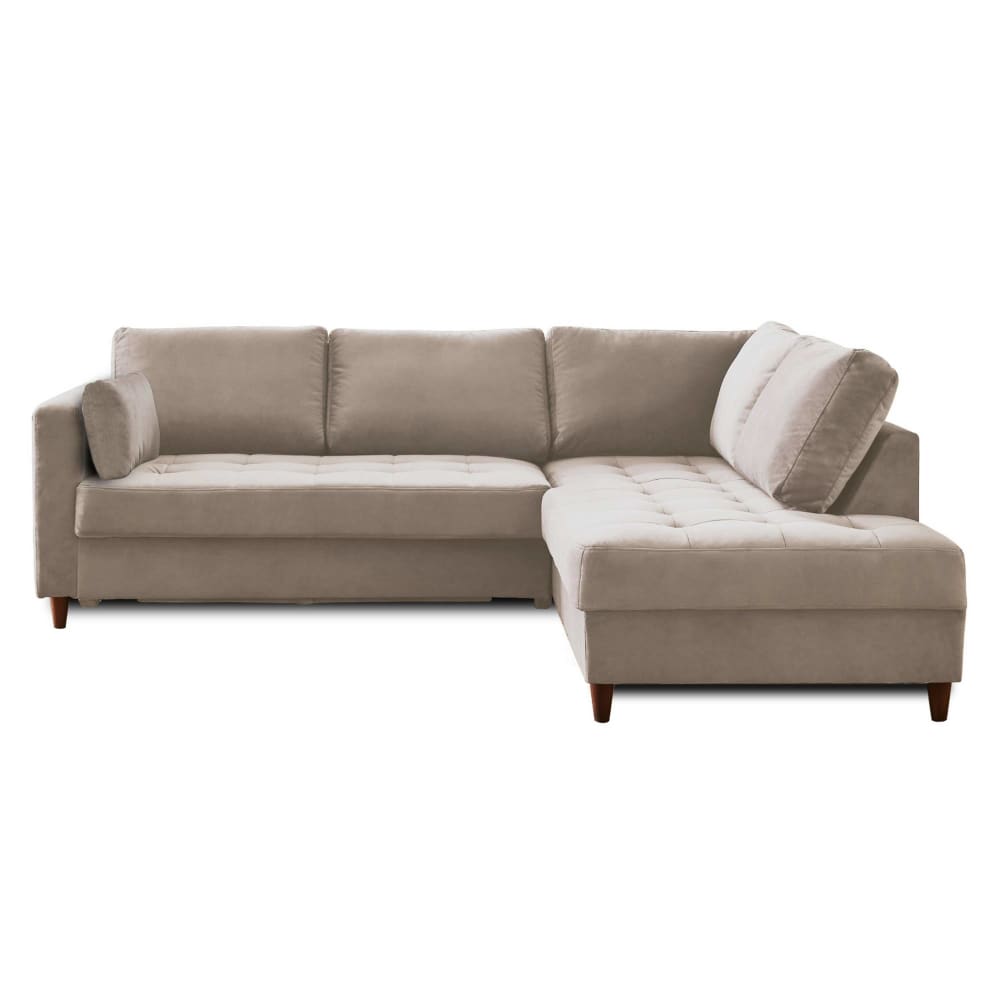 wohnli-moebel-suche-M22130598 Wohnli Möbelsuche - Anna - canapé d'angle droit - 5 places - convertible - en velours