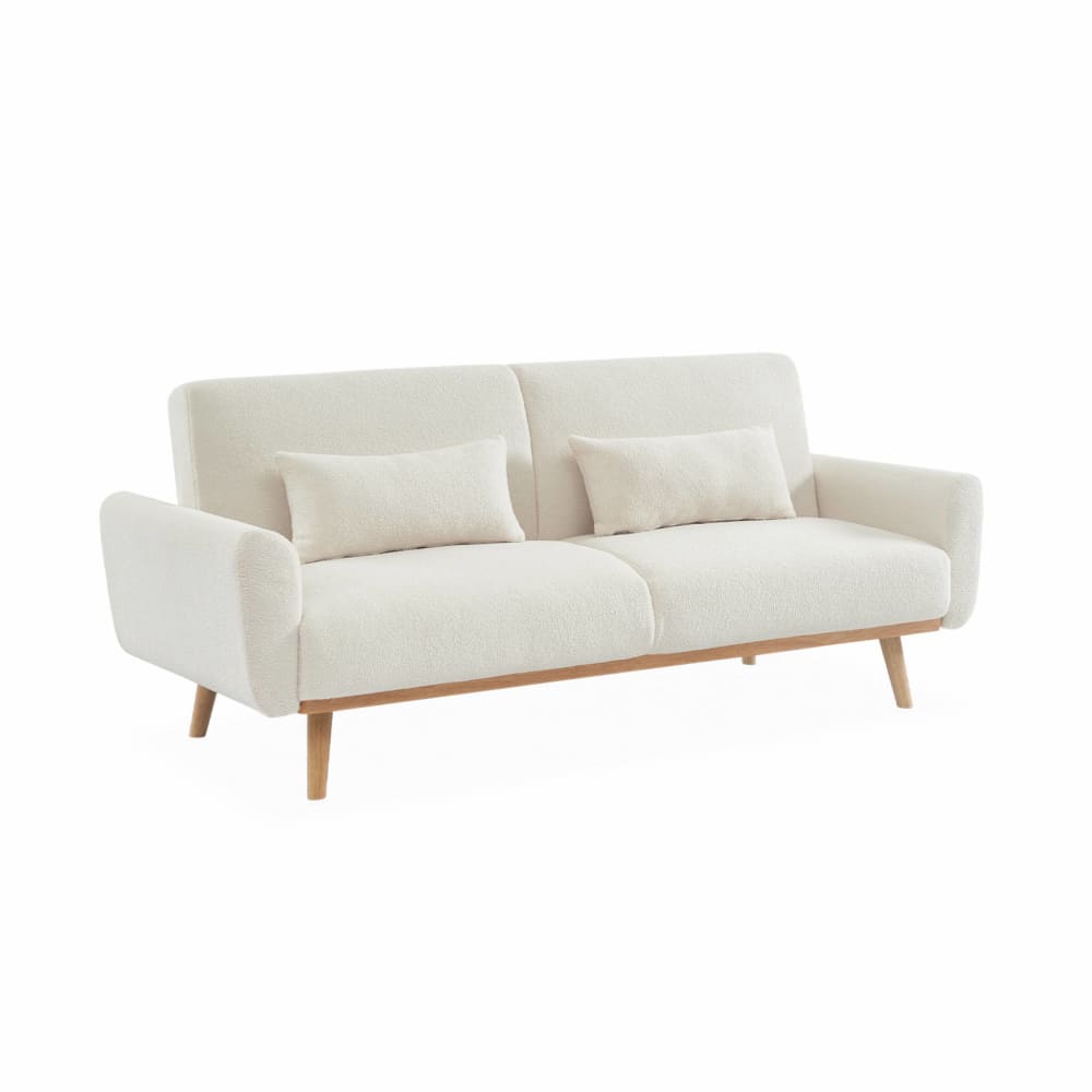 wohnli-moebel-suche-M22138603 Wohnli Möbelsuche - Sofa mit Bouclé-Bezug und Schlaffunktion