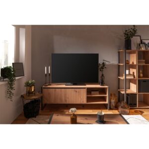 TV-Möbel Denver - Dekor Heller Holz 160x55x40cm Spanplatte Beige Calicosy Möbel Wohnzimmermöbel TV-Möbel