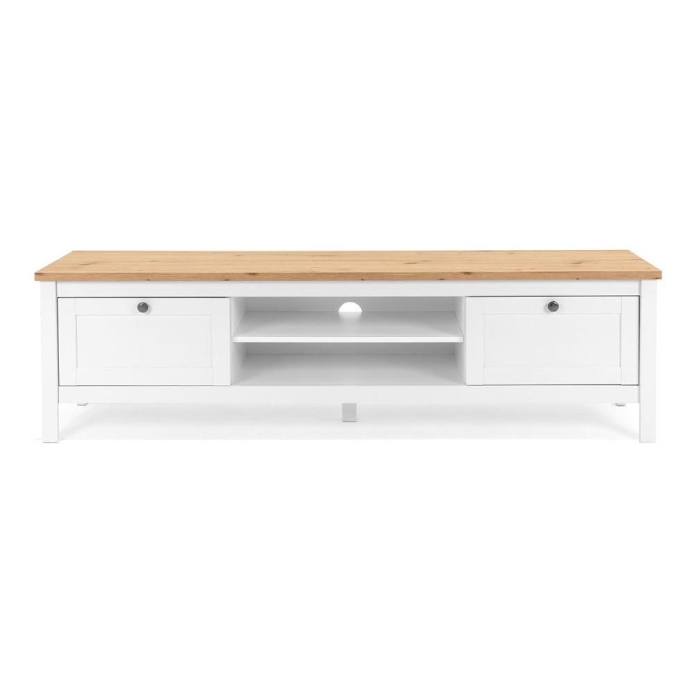 Wohnli Möbelsuche - TV-Möbel mit 2 Schubladen L160 cm - Dekor Weiß