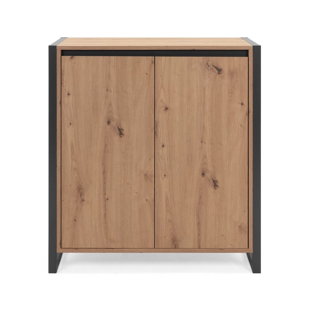 wohnli-moebel-suche-M22142140 Wohnli Möbelsuche - Kleines Sideboard mit 2 Türen L80 cm - Holzdekor