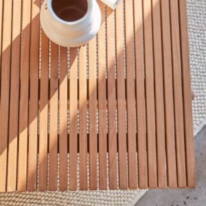 Couchtisch aus massivem Teak 145x37x78cm Holz Braun Tikamoon Möbel Wohnzimmermöbel Couchtische