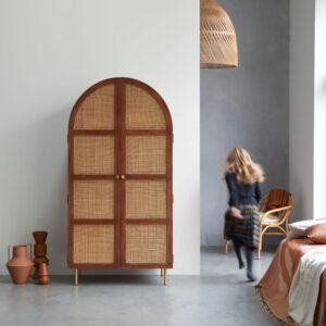 wohnli-moebel-suche-M22143675 Wohnli Möbelsuche - Esszimmerschrank aus Ulme und Rattangeflecht