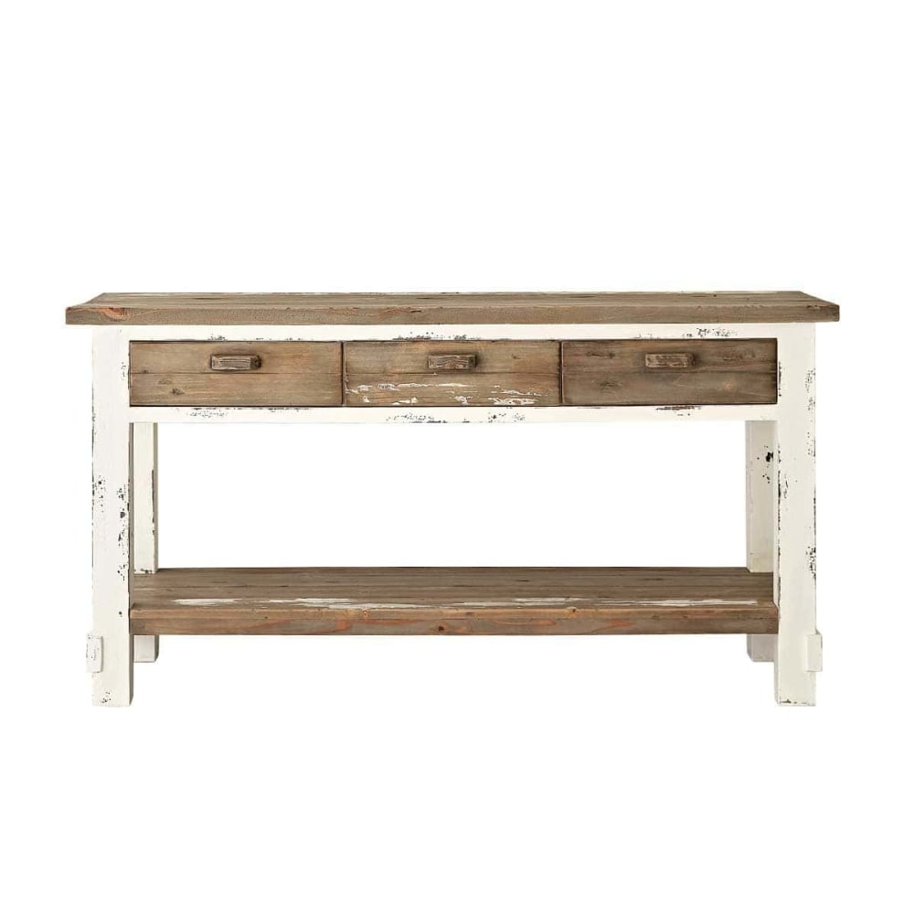 wohnli-moebel-suche-M22152454 Wohnli Möbelsuche - Badezimmermöbel aus recycelter Kiefer mit 3 Schubladen