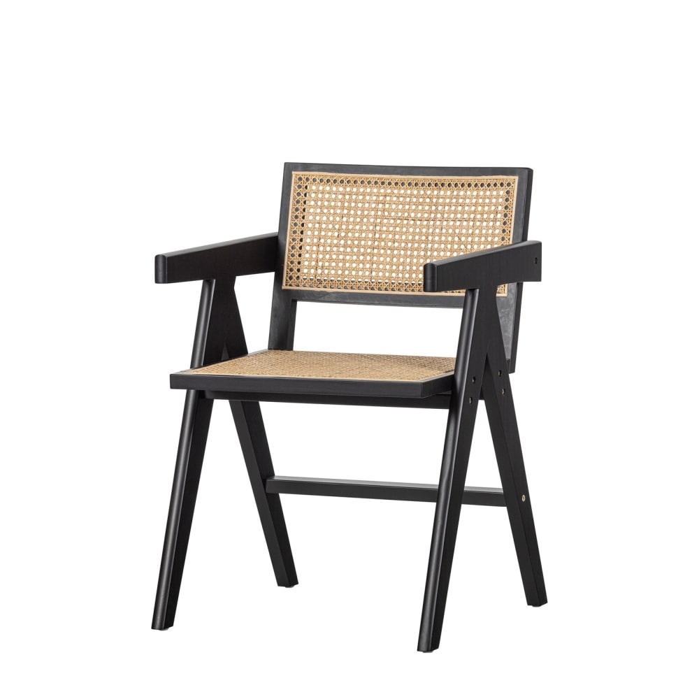 Wohnli Möbelsuche - Stuhl aus Rattan und Holz
