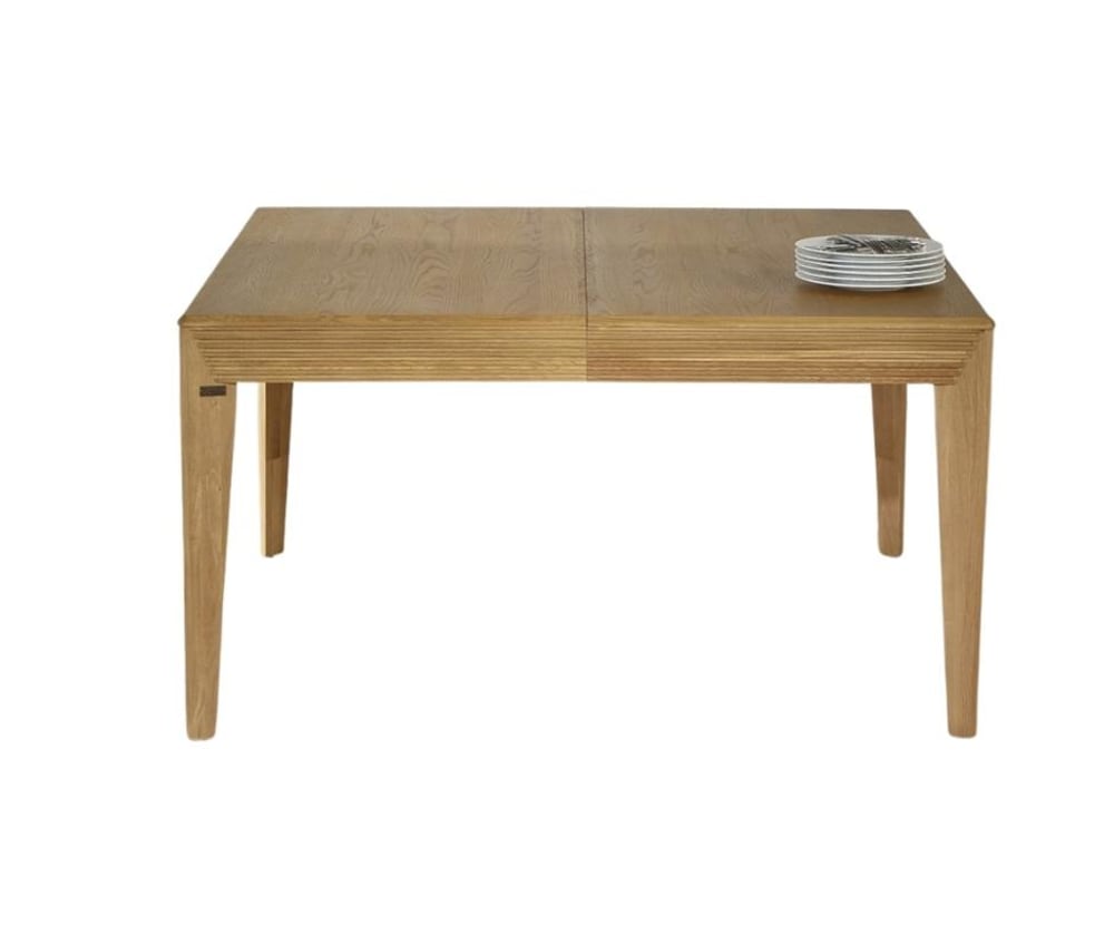 wohnli-moebel-suche-M22156934 Wohnli Möbelsuche - Quadratischer Eichentisch für 6/8 Gedecke Beige