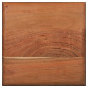 Beistelltisch 30x45x30 cm natur/schwarz aus Akazienholz und Metall 45x30x30cm Holz Braun WOMO-DESIGN Möbel Wohnzimmermöbel Beistelltische