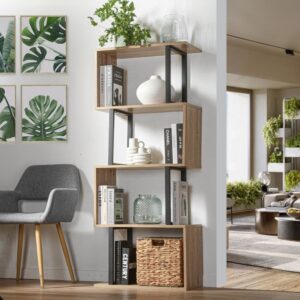 wohnli-moebel-suche-M22164855-1 Holzdekor und Metallständern - H148cm