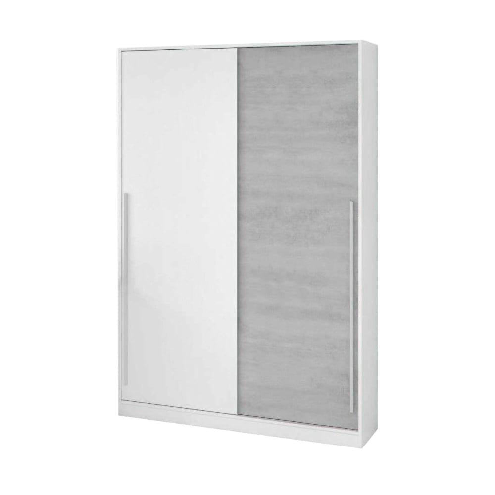 wohnli-moebel-suche-M22167624 Wohnli Möbelsuche - 2-türiger Kleiderschrank mit Holzbeton-Effekt