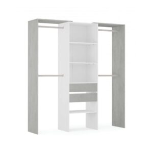 Wohnli Möbelsuche - Großer Kleiderschrank in weißer Holzoptik