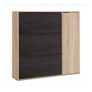 Wohnli Möbelsuche - Schuhregal in Eichenholzoptik