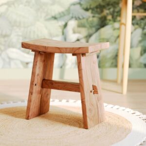 wohnli-moebel-suche-M22173401-1 Hocker aus recyceltem Teakholz 45x46x25cm Holz Braun Maison Pavane Möbel Wohnzimmermöbel Hocker