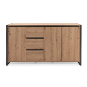 wohnli-moebel-suche-M22173912 Wohnli Möbelsuche - Sideboard mit 3 Türen und 3 Schubladen L160 cm - Holzdekor