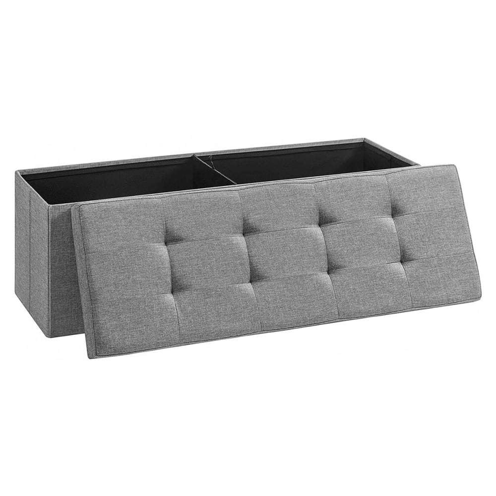 wohnli-moebel-suche-M22179403 Wohnli Möbelsuche - Aufbewahrungsbox mit 2 Innenfächern - L110 cm - Grau