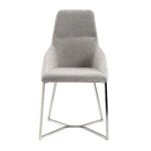 wohnli-moebel-suche-M22179520-1 Esstischstuhl aus gepolstertem Stoff 61x91x50cm Stoff Beige Angel Cerda Möbel Esszimmermöbel Stühle