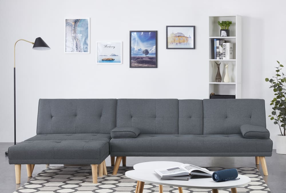 169x78x78cm Holz Grau Concept Usine Sofas und Sessel Sofas Modulare Sofas