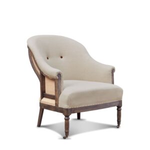 Wohnli Möbelsuche - Runder Sessel aus Stoff