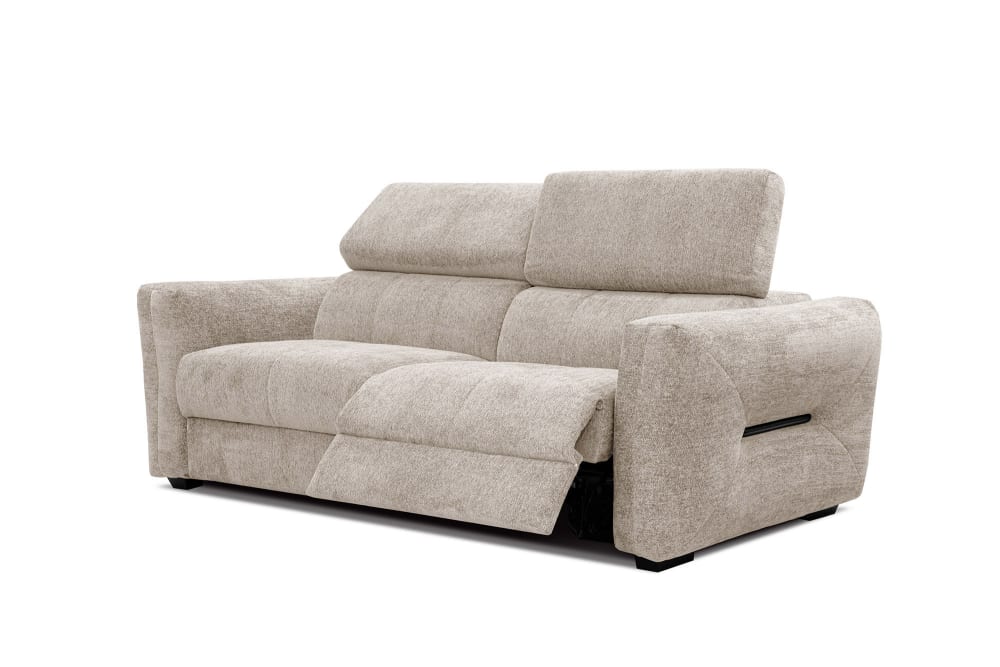 Wohnli Möbelsuche - Sofa 3-Sitzer mit 1 Relaxfunktion und verstellbare Kopfstützen
