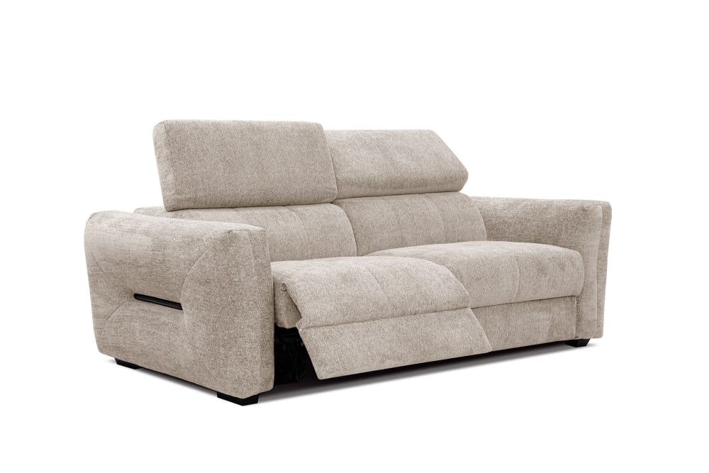 Wohnli Möbelsuche - Sofa 3-Sitzer mit 1 Relaxfunktion und verstellbare Kopfstützen