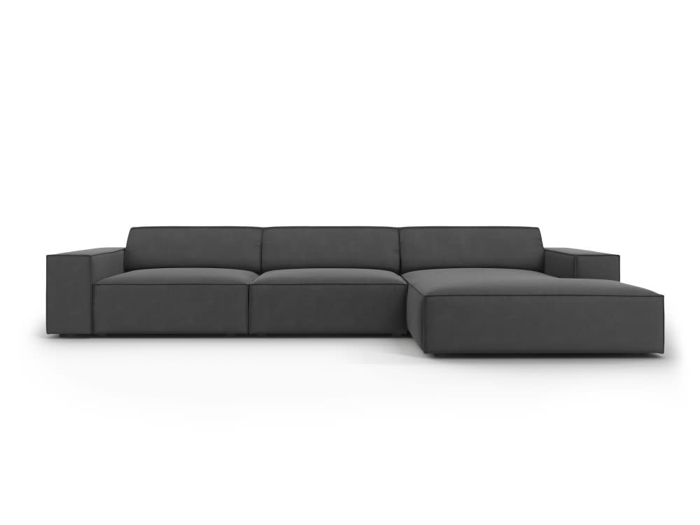 Wohnli Möbelsuche - 4-Sitzer Ecksofa rechts aus Samt