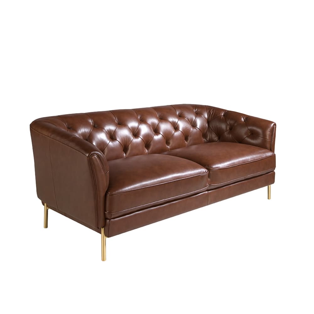 wohnli-moebel-suche-M23004321 Wohnli Möbelsuche - 2-Sitzer-Sofa aus braunem Leder