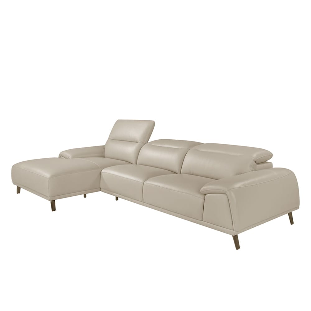 wohnli-moebel-suche-M23004428 Wohnli Möbelsuche - Ecksofa aus taupefarbenem Leder