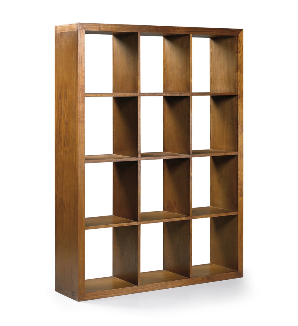 wohnli-moebel-suche-M23009008 Wohnli Möbelsuche - Bücherregal mit 12 Fächern aus Holz