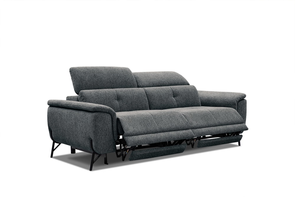 wohnli-moebel-suche-M23009898 Wohnli Möbelsuche - Sofa 3-Sitzer mit 2 Relaxfunktionen und verstellbare Kopfstützen