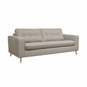 Wohnli Möbelsuche - 3-Sitzer Schlafsofa beige  Matratze 12cm