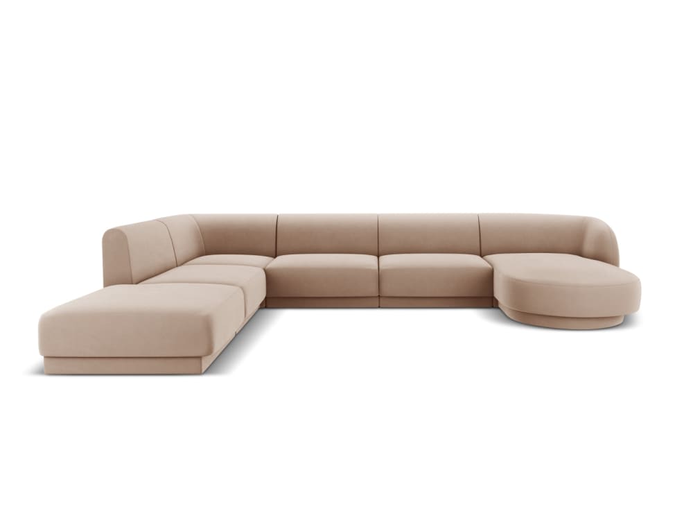 wohnli-moebel-suche-M23014256 Wohnli Möbelsuche - 6-Sitzer Panorama-Ecksofa links aus Samt