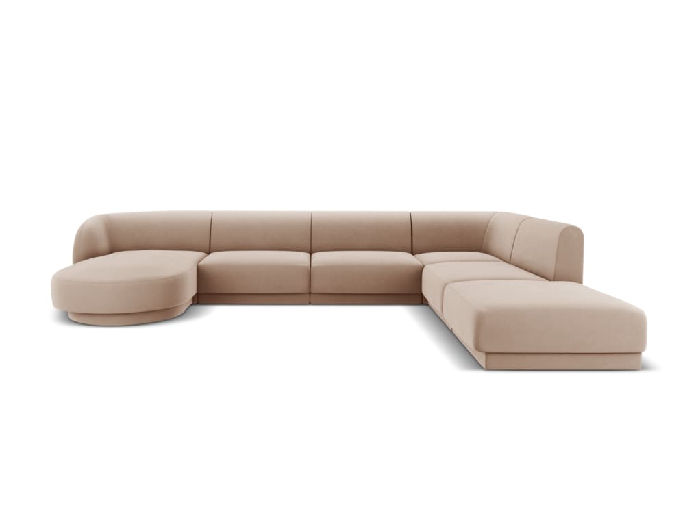 wohnli-moebel-suche-M23014263 Wohnli Möbelsuche - 6-Sitzer Panorama-Ecksofa rechts aus Samt