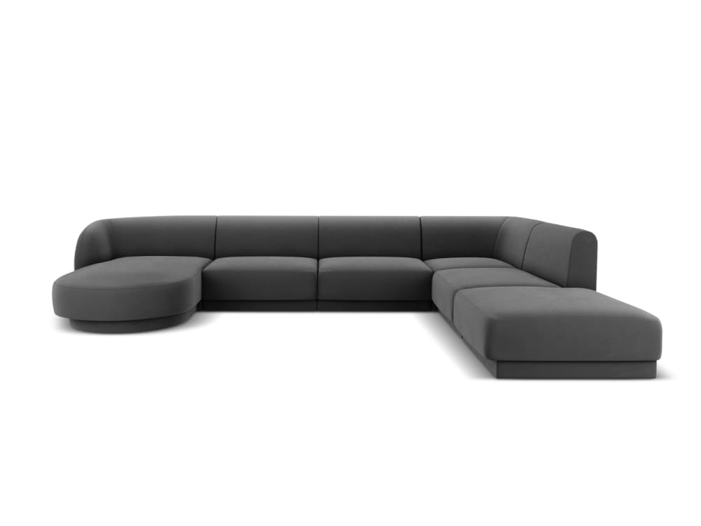 wohnli-moebel-suche-M23014269 Wohnli Möbelsuche - 6-Sitzer Panorama-Ecksofa rechts aus Samt