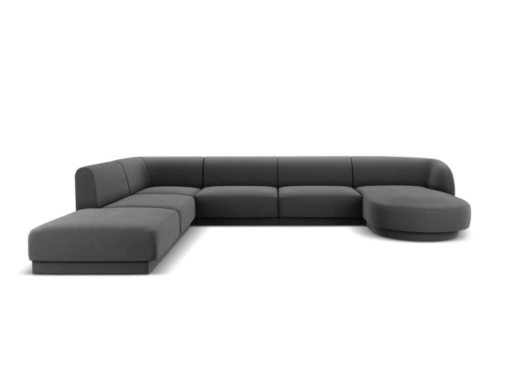 wohnli-moebel-suche-M23014274 Wohnli Möbelsuche - 6-Sitzer Panorama-Ecksofa links aus Samt