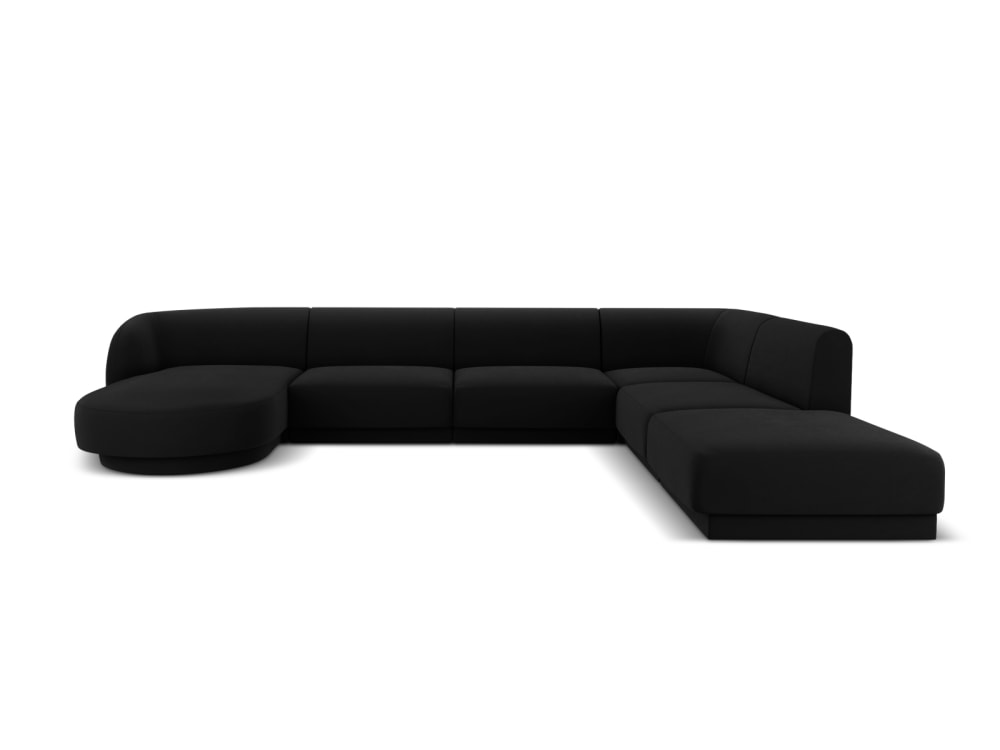 wohnli-moebel-suche-M23014276 Wohnli Möbelsuche - 6-Sitzer Panorama-Ecksofa rechts aus Samt