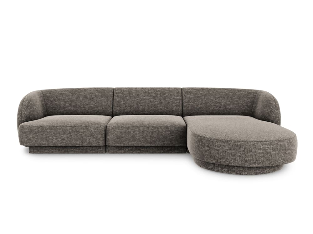 Wohnli Möbelsuche - 4-Sitzer Ecksofa rechts aus Chenille-Stoff