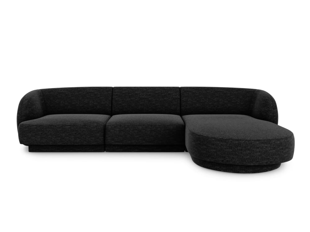 Wohnli Möbelsuche - 4-Sitzer Ecksofa rechts aus Chenille-Stoff