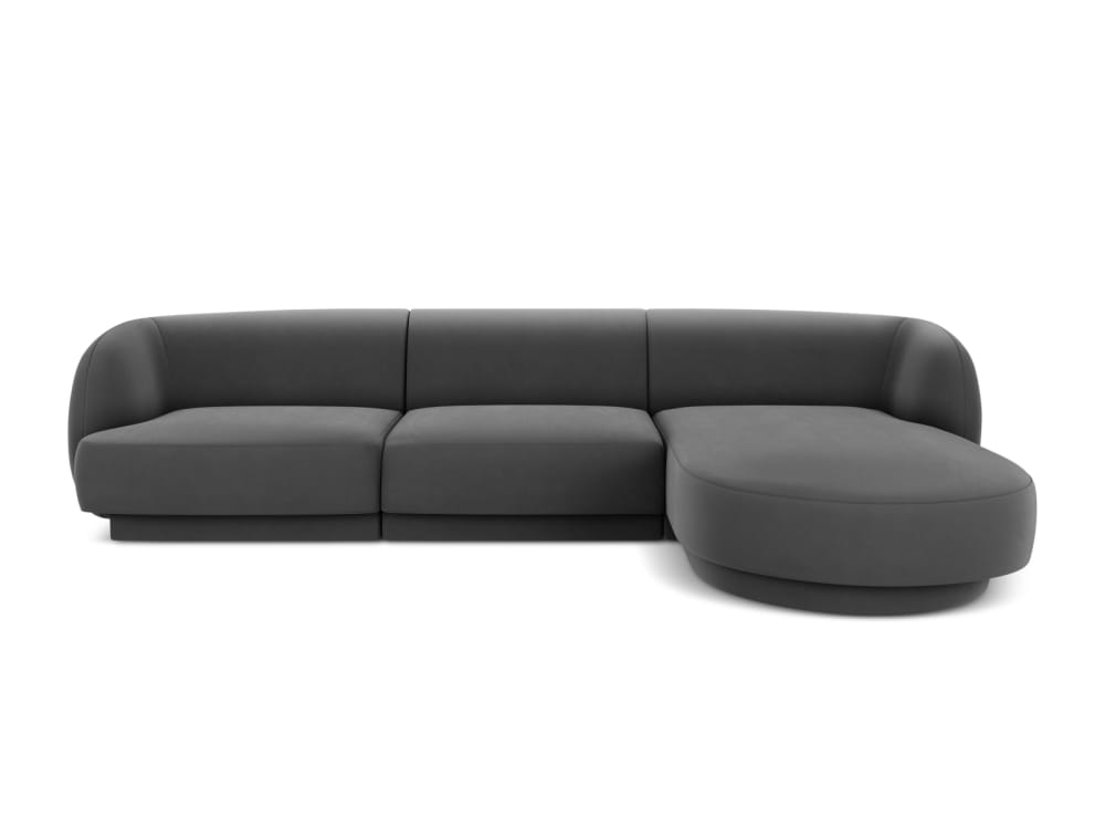 Wohnli Möbelsuche - 4-Sitzer Ecksofa rechts aus Samt